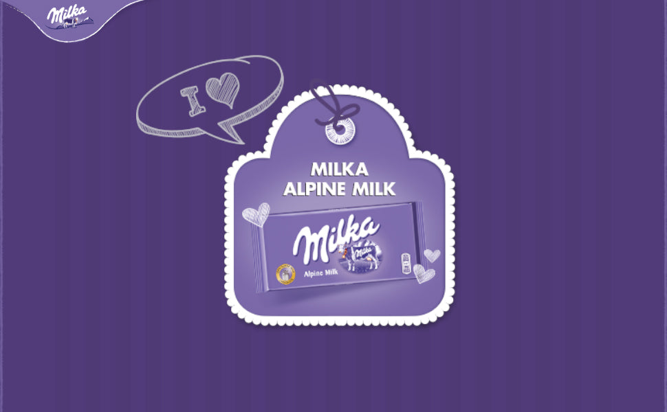 Milka Chocolate Alpine Milk, 100 g