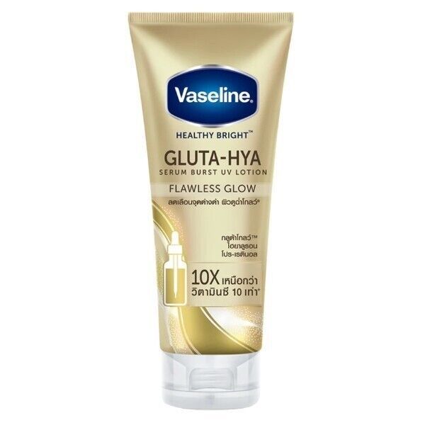 Vaseline Gluta-Hya Serum Burst UV Lotion Flawless Bright 200 ml