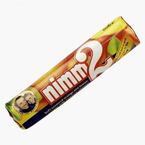 Storck Nimm2 Orange and Lemon Flavoured Hard Candy Stick, 50g