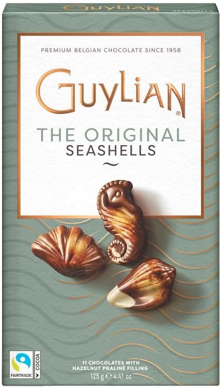 Guylian The Original Seashells Belgian Chocolates with Hazelnut Praline Filling 125 g