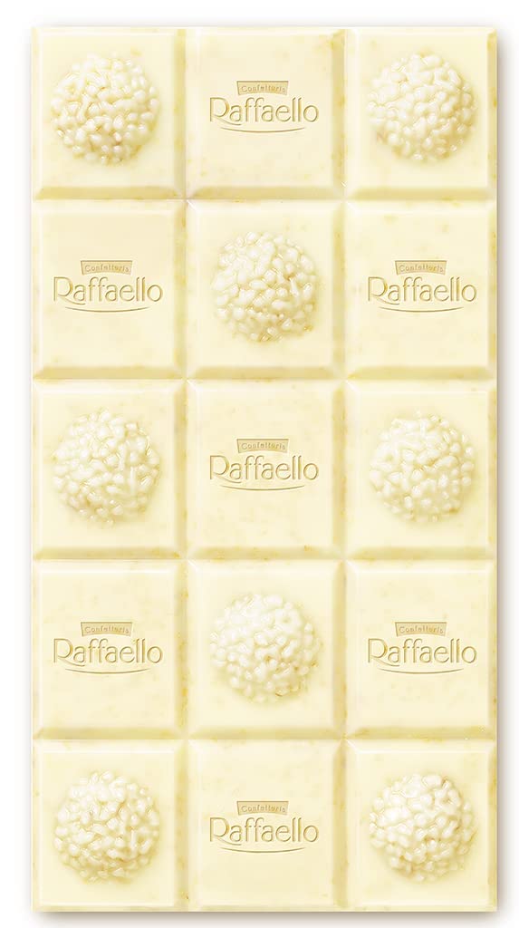 Ferrero Raffaello White Chocolate Bar with Coconut and Almond Cream, 90g