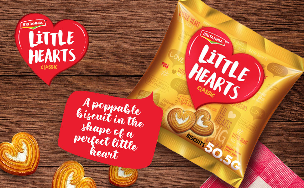 Britannia Little Hearts 50.5g