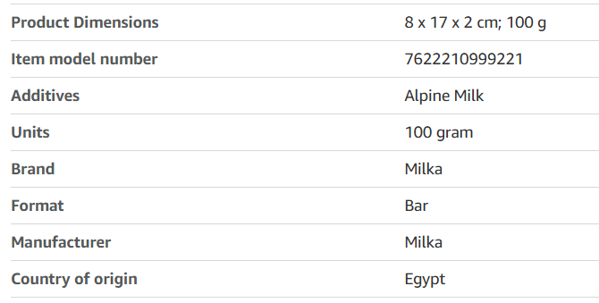Milka Chocolate Alpine Milk, 100 g