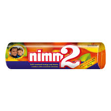 Storck Nimm2 Orange and Lemon Flavoured Hard Candy Stick, 50g
