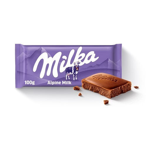 Milka Chocolate Alpine Milk, 100 g