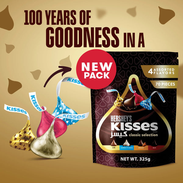 HERSHEY'S Kisses Classic Selection Chocolate - 100g