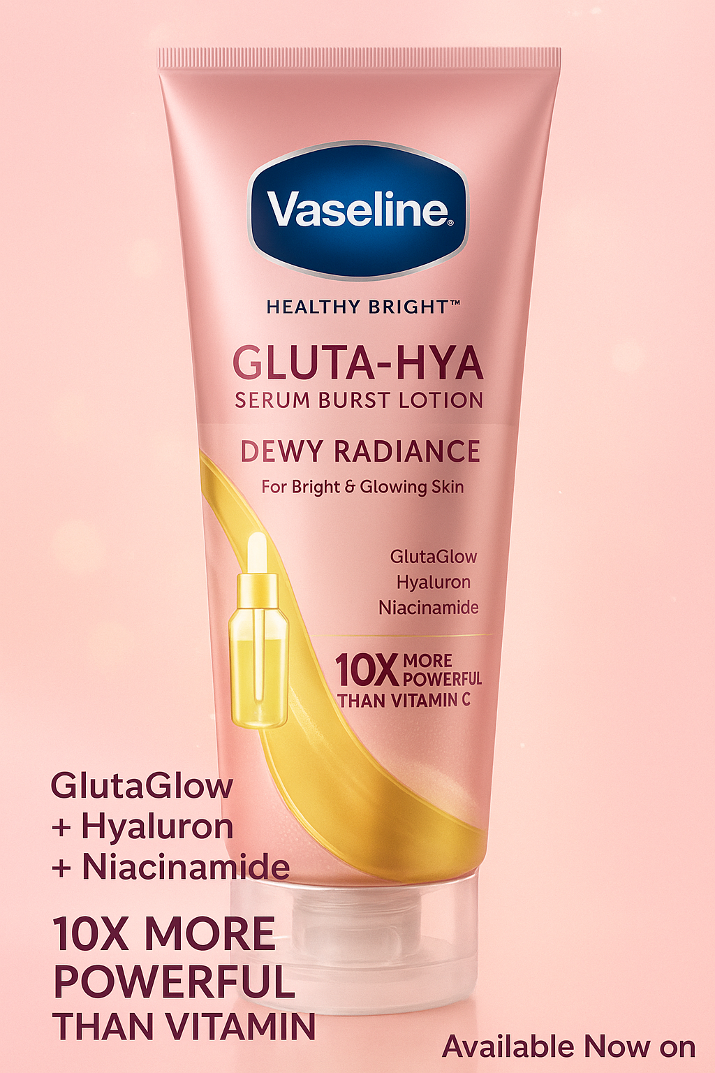 Vaseline Gluta-Hya Serum Burst Lotion Smooth Radiance 200 ML